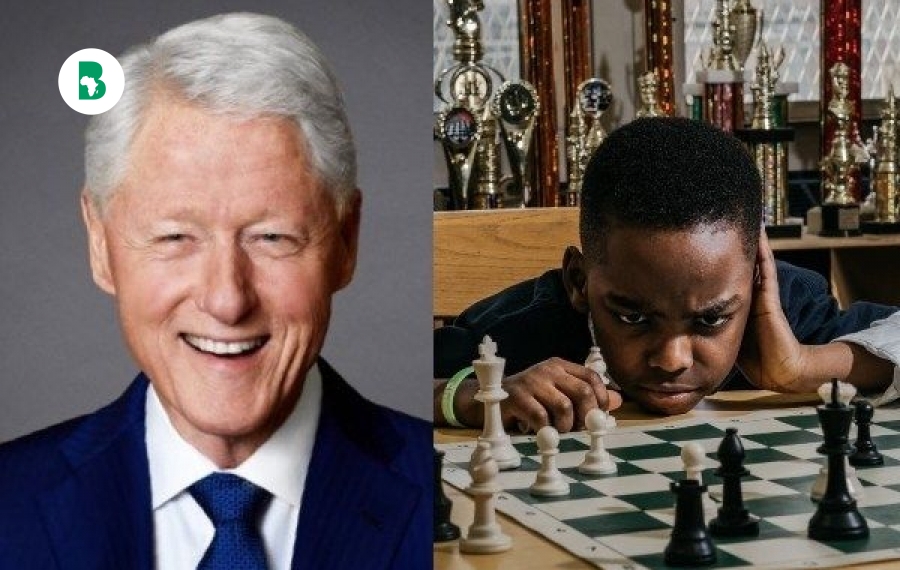 L'ancien président des États-Unis, Clinton, invite le champion des échecs réfugiés nigérians, Tanitoluwa