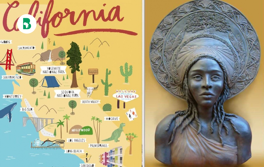 Pour votre information la Californie porte le nom d'une reine noire, la reine Califia