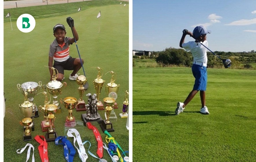 Considéré comme le prochain Tiger Woods, ce golfeur sud-africain de 7 ans bat des records du monde