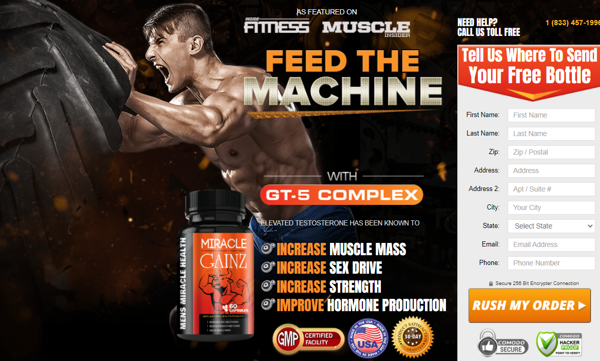 2021#1 Shark-Tank Miracle Muscle Gainz - Safe and Original